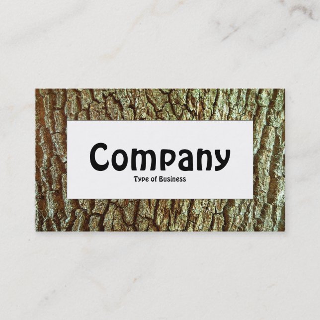 Centre Label - Bark 03 Business Card (Front)