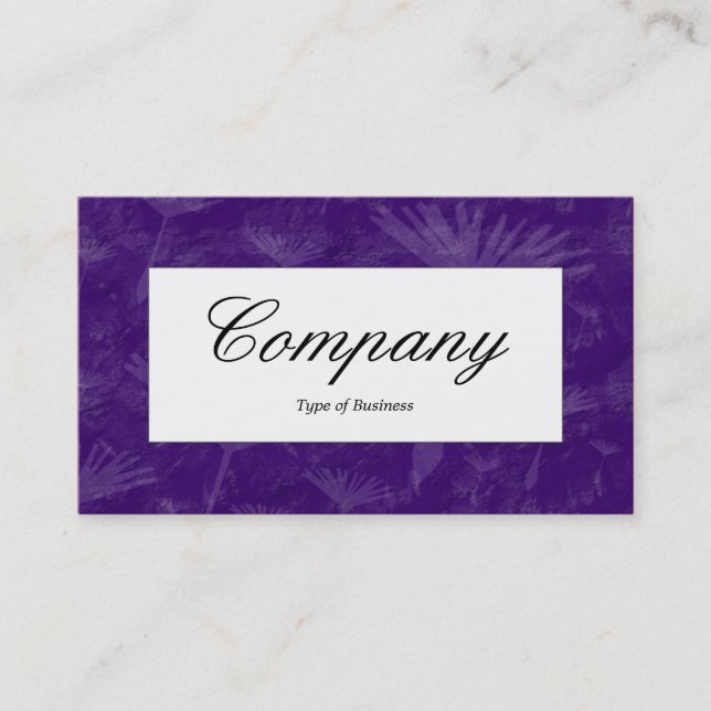 Centre Label - Dandelion Ghost Business Card (Front)