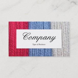 Centre Label - Darning Thread Business Card