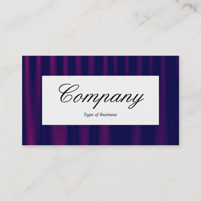 Centre Label - Drapery 04 Business Card (Front)