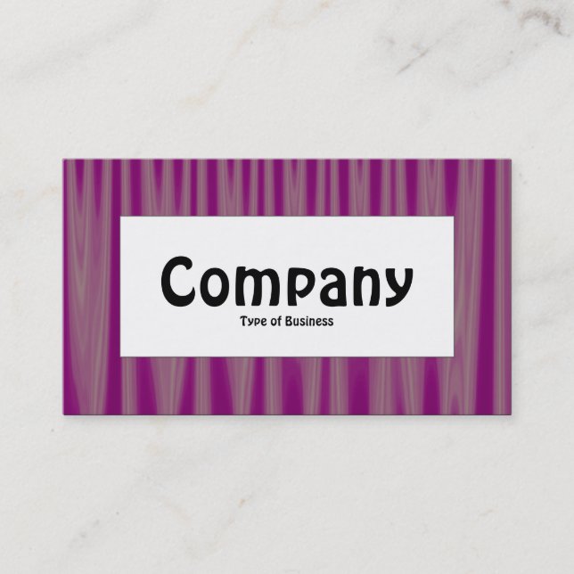 Centre Label - Drapery 06 Business Card (Front)