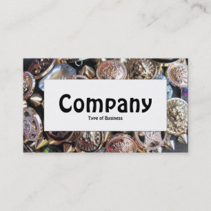 Centre Label - Flea Market Bling Business Card