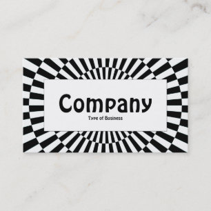 Centre Label - Op Art 01 Business Card