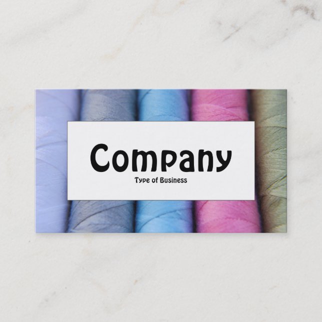 Centre Label - Reels of Cotton Business Card (Front)