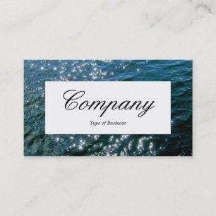 Centre Label - Sparkling Water Business Card
