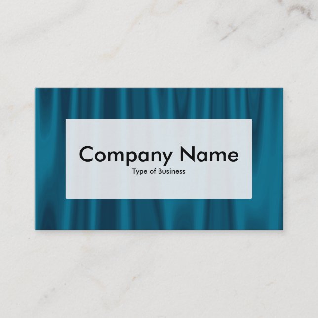 Centre Label v3 - Drapery 01 Business Card (Front)