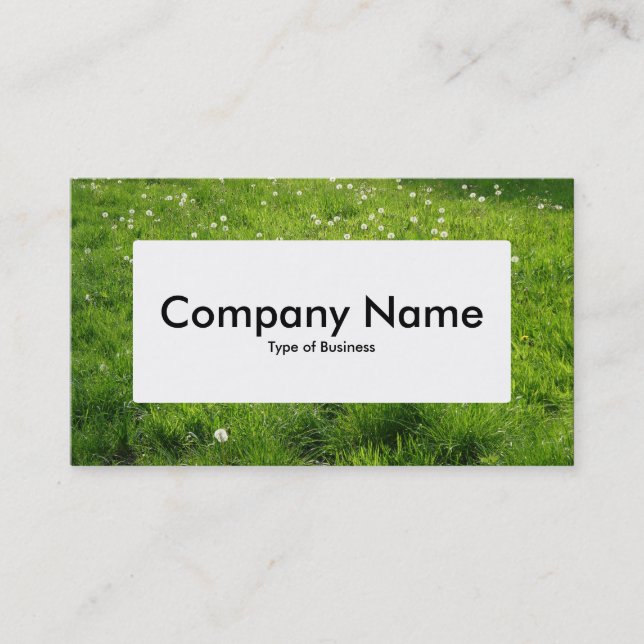 Centre Label v4 - Dandelion Meadow 01 Business Card (Front)