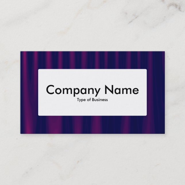 Centre Label v4 - Drapery 04 Business Card (Front)
