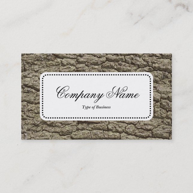 Centre Label v5 - Bark 02 Business Card (Front)