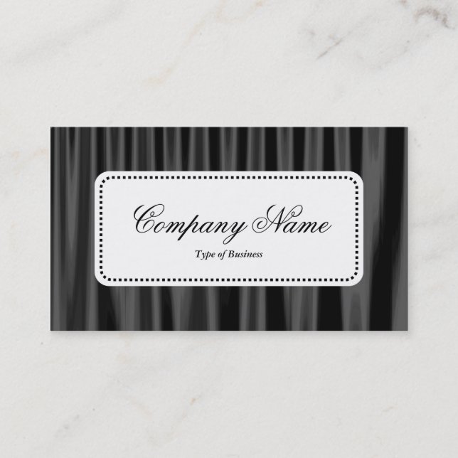 Centre Label v5 - Drapery 07 Business Card (Front)
