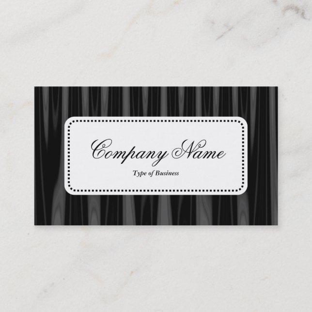 Centre Label v5 - Drapery 08 Business Card (Front)