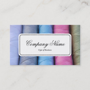 Centre Label v5 - Reels of Cotton Business Card