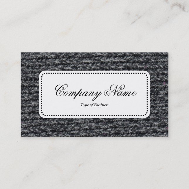 Centre Label v5 - Woolly Jumper 03 Business Card (Front)