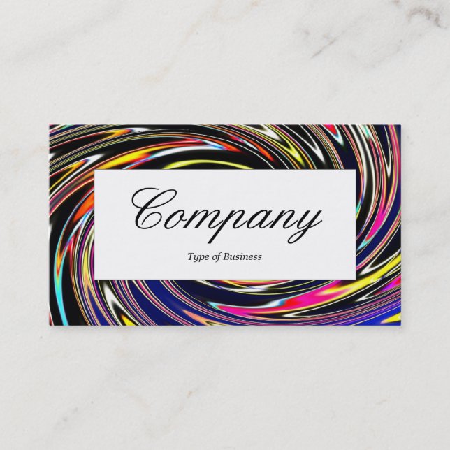 Centre Label - Vortex Business Card (Front)