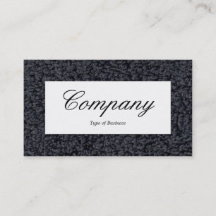 Centre Label - Woolly Carpet Business Card
