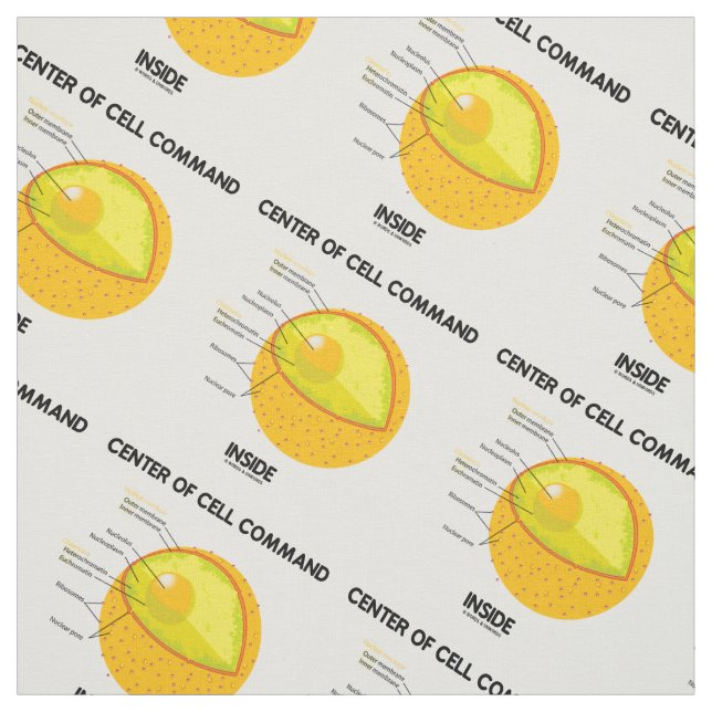 Centre Of Cell Command Inside Nucleus Biology Fabric (Swatch)
