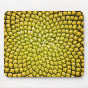 Centre of giant Sunflower (Helianthus annuus) Mouse Pad