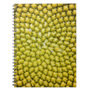 Centre of giant Sunflower (Helianthus annuus) Notebook
