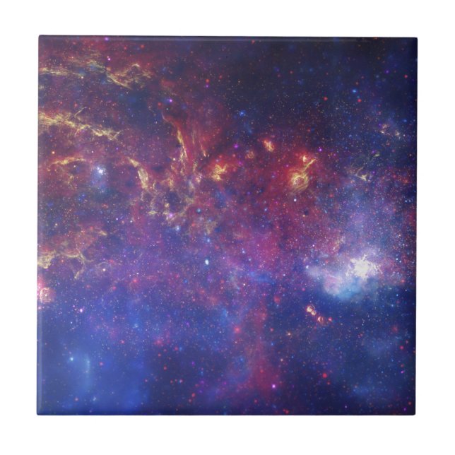 Centre of the Milky Way Galaxy Ceramic Tile (Front)