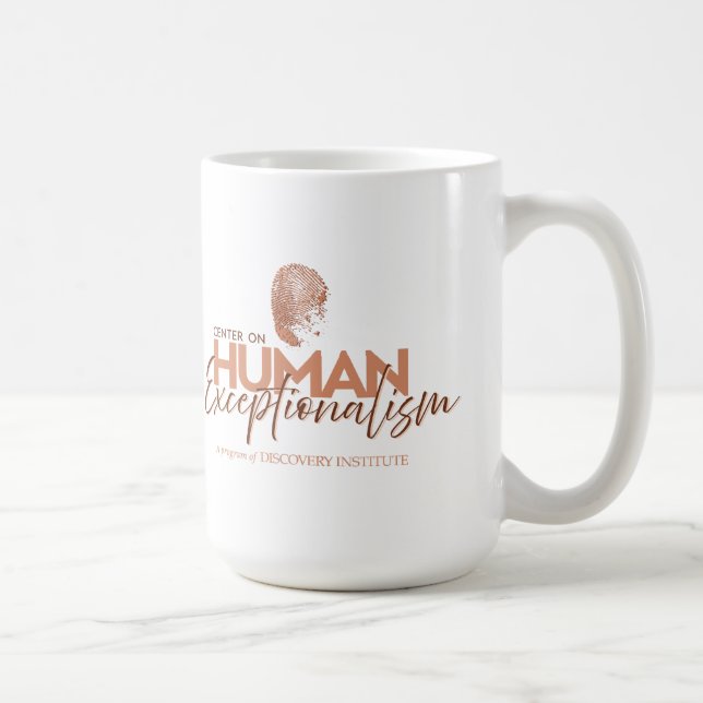 Centre on Human Exceptionalism Mug (Right)