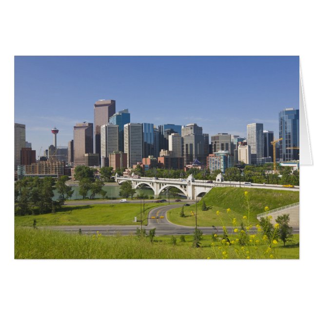 Centre St Bridge and Downtown Calgary, Alberta, (Front Horizontal)