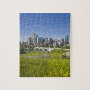 Centre St Bridge and Downtown Calgary, Alberta, 2 Jigsaw Puzzle