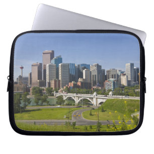 Centre St Bridge and Downtown Calgary, Alberta, Laptop Sleeve