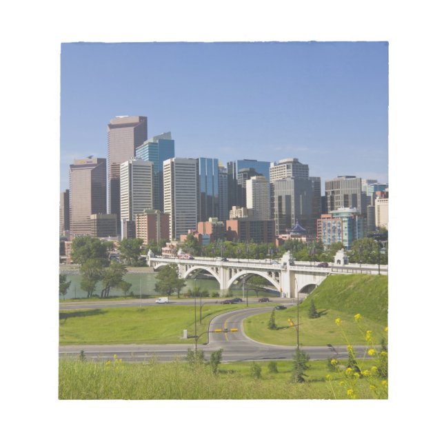 Centre St Bridge and Downtown Calgary, Alberta, Notepad (Front)