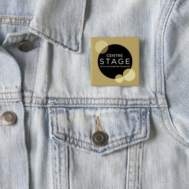 Centre Stage 15 Cm Square Badge (In Situ)