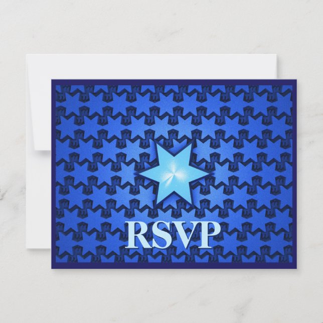 Centre Star RSVP Card (Front)