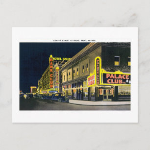 Centre Street, Reno, Nevada Postcard