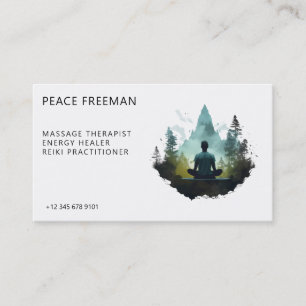 Centre Within Forest Meditation Business Card