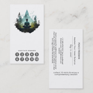 Centre Within Forest Meditation Business Card