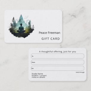 Centre Within Forest Meditation Business Card