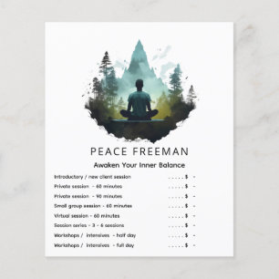 Centre Within Forest Meditation Flyer