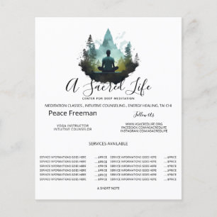 Centre Within Forest Meditation Flyer