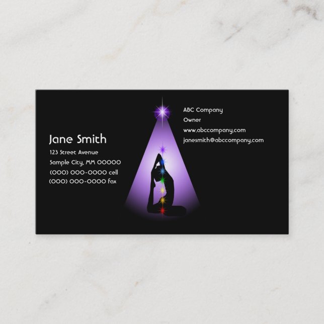 Centred Business Card (Front)