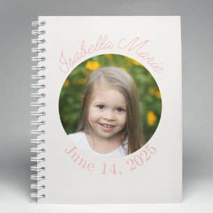 Centred Circle & Script Notebook