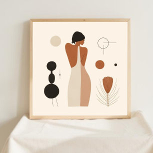 Centred Energy – Geometric Feminine Wall Art