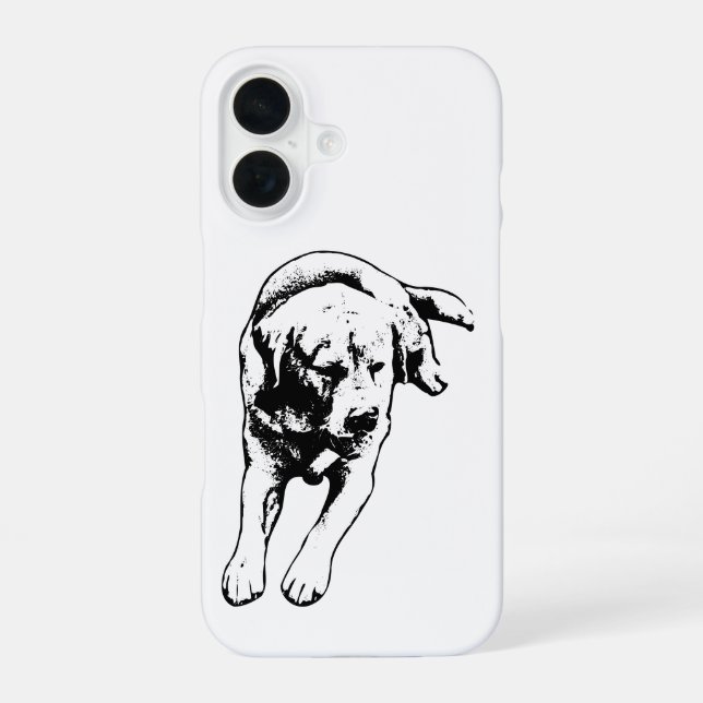 Centred Strength – Minimal Crop iPhone 16 Case (Back)