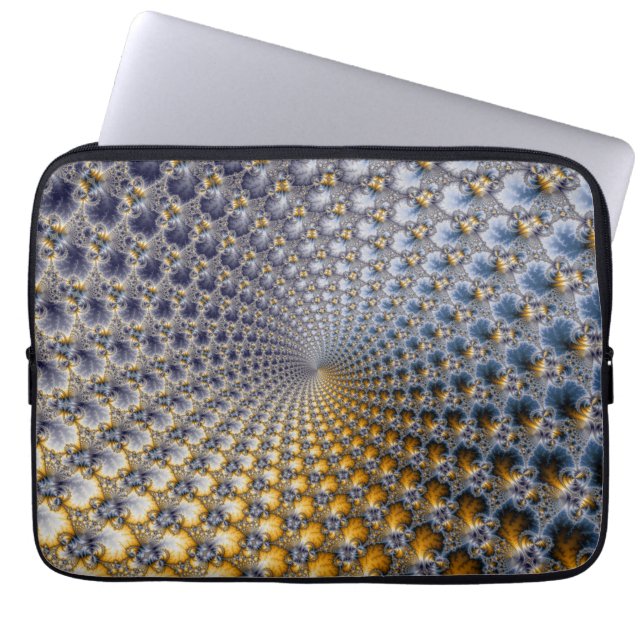Centrifractality - Fractal Art Laptop Sleeve (Front)