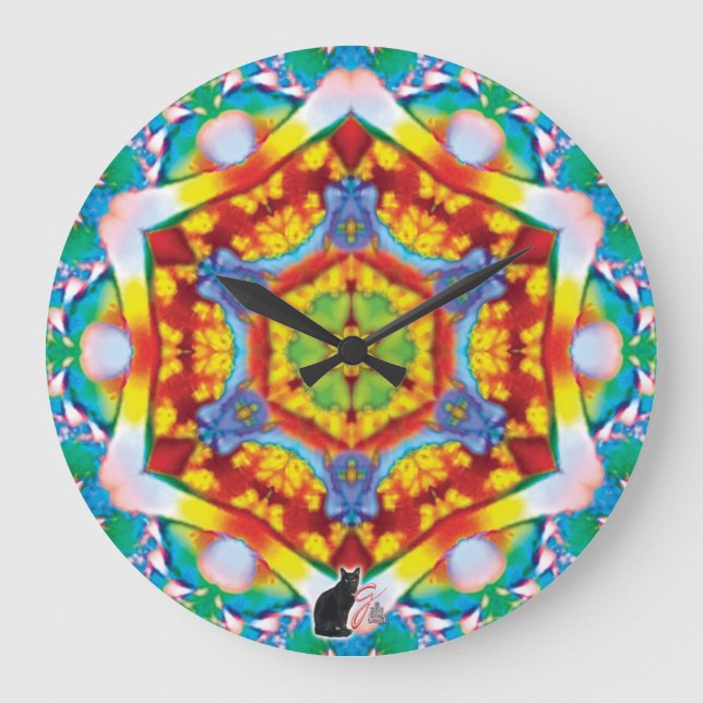 Centris Kaleidoscope Large Clock (Front)