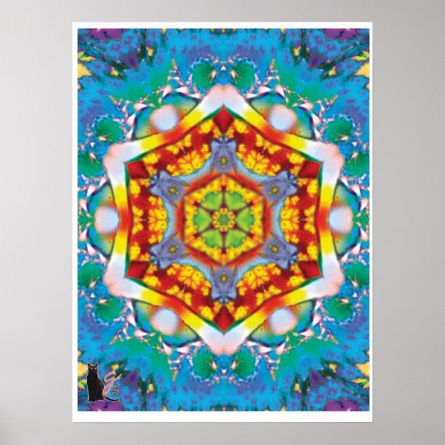 Centris Kinetic Collage Kaleidoscope Poster (Front)