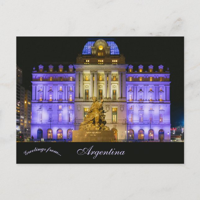 Centro Cultural Kirchner Argentina Postcard (Front)