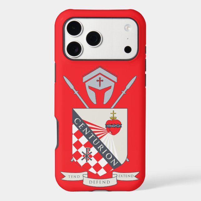 centurion coat of arms phone case (Back)