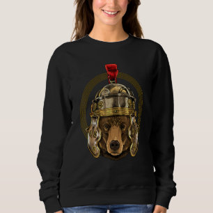 Centurion Cow of Ancient Rome Roman Empire Animal  Sweatshirt