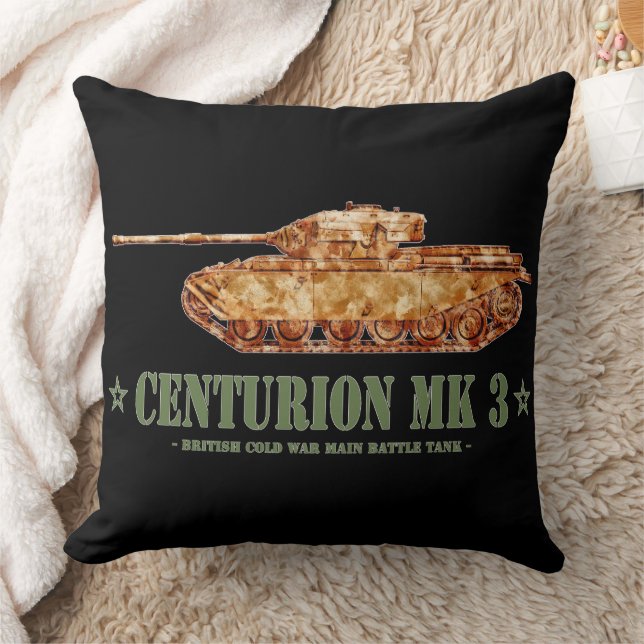 Centurion MK 3 Tank British MBT of Cold War Cushion (Blanket)