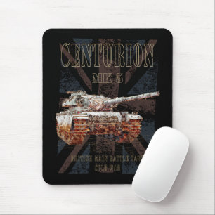 Centurion MK 5 MBT. British Main Battle Tank Mouse Pad