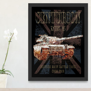 Centurion MK 5 MBT. British Main Battle Tank Photo Print