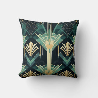 Century 1 - Art Deco Pattern Blend  Cushion